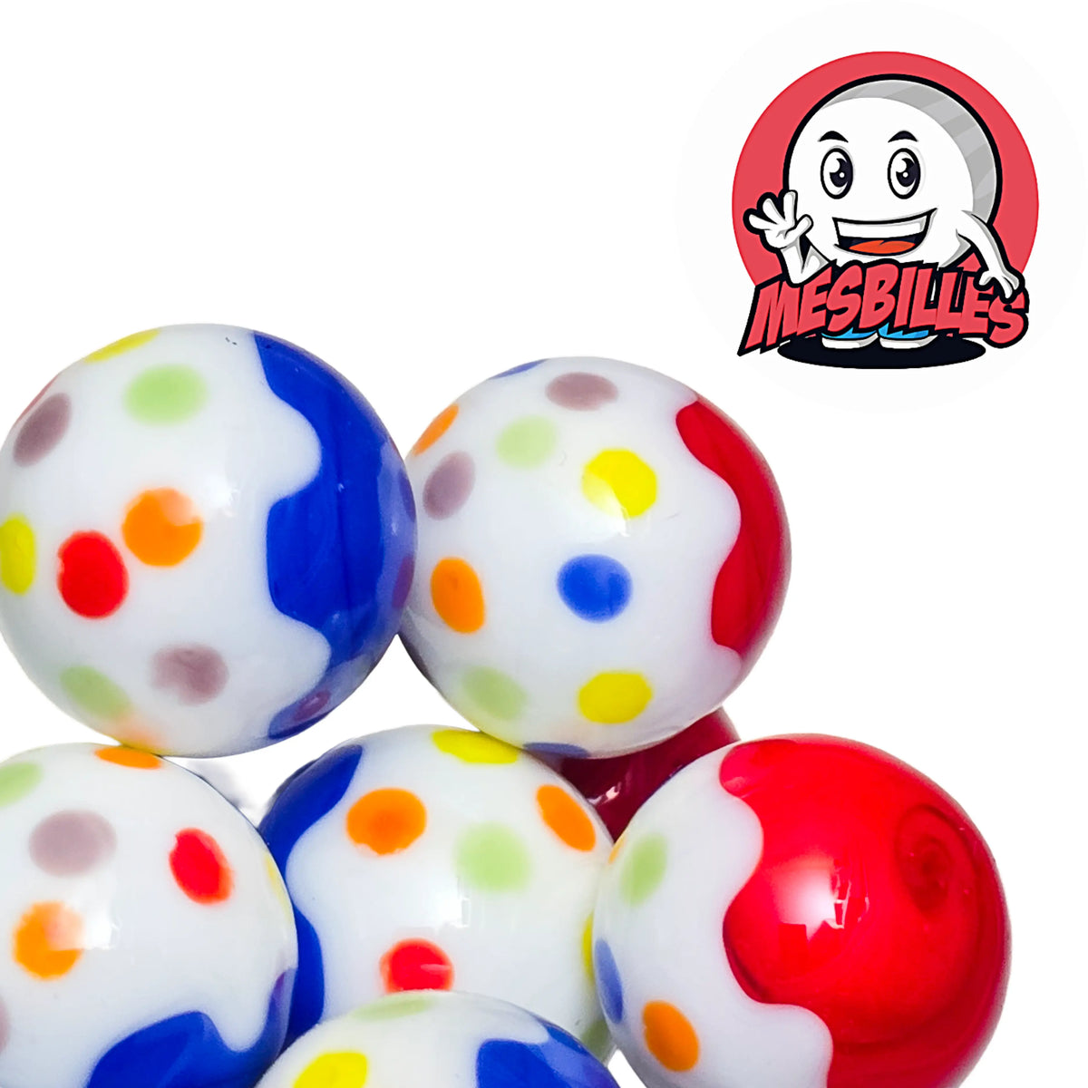 Des billes d’art joyeuses et piquantes, tout droit sortie d’un conte coloré.