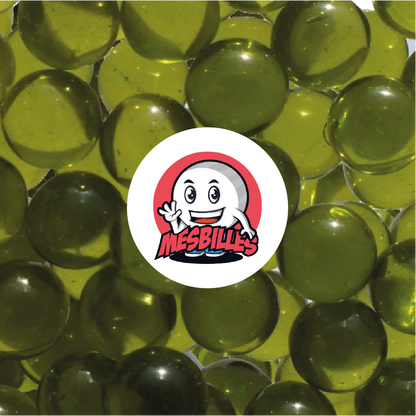 1 Murmeln Licht Gelb-Grün 16 mm