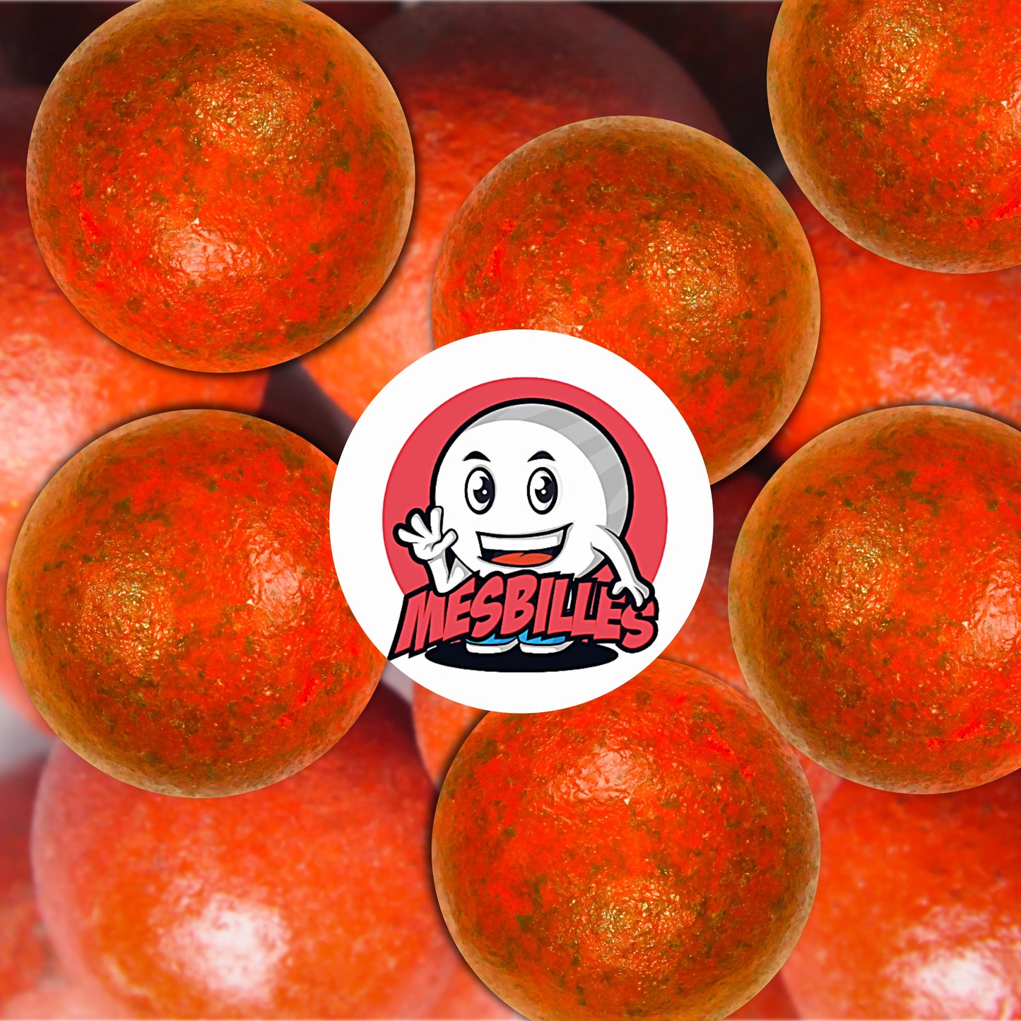 Billes en terre rouges 16 mm ; fabrication artisanale française avec teinte naturelle et finition authentique