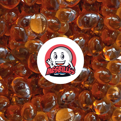 1 Murmeln Rugby Pfirsich