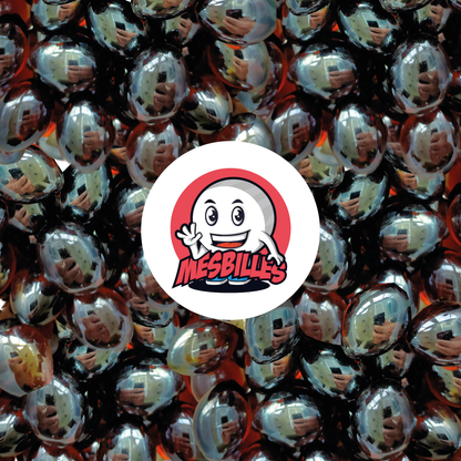 1 Murmeln Rugby Bernstein-Nacht