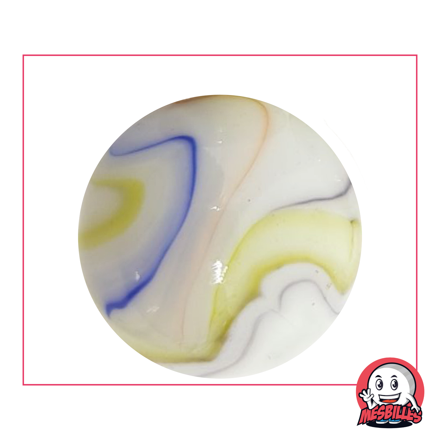 Murmeln 42 mm, mehrfarbig, Porzellan-Murmeln mit bunten Streifen