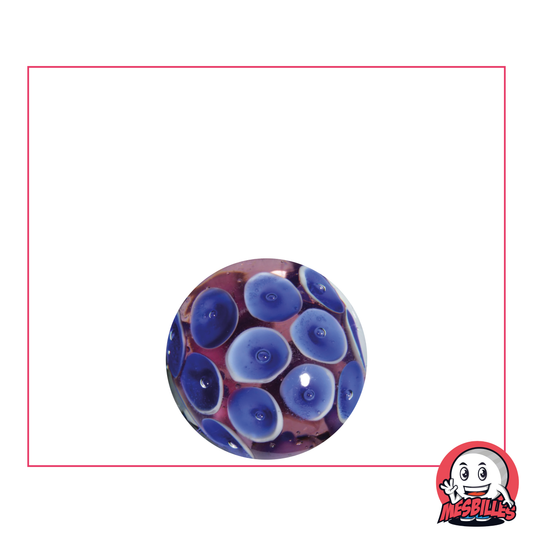 1 Bille Art Nénuphar Bleu 16 mm