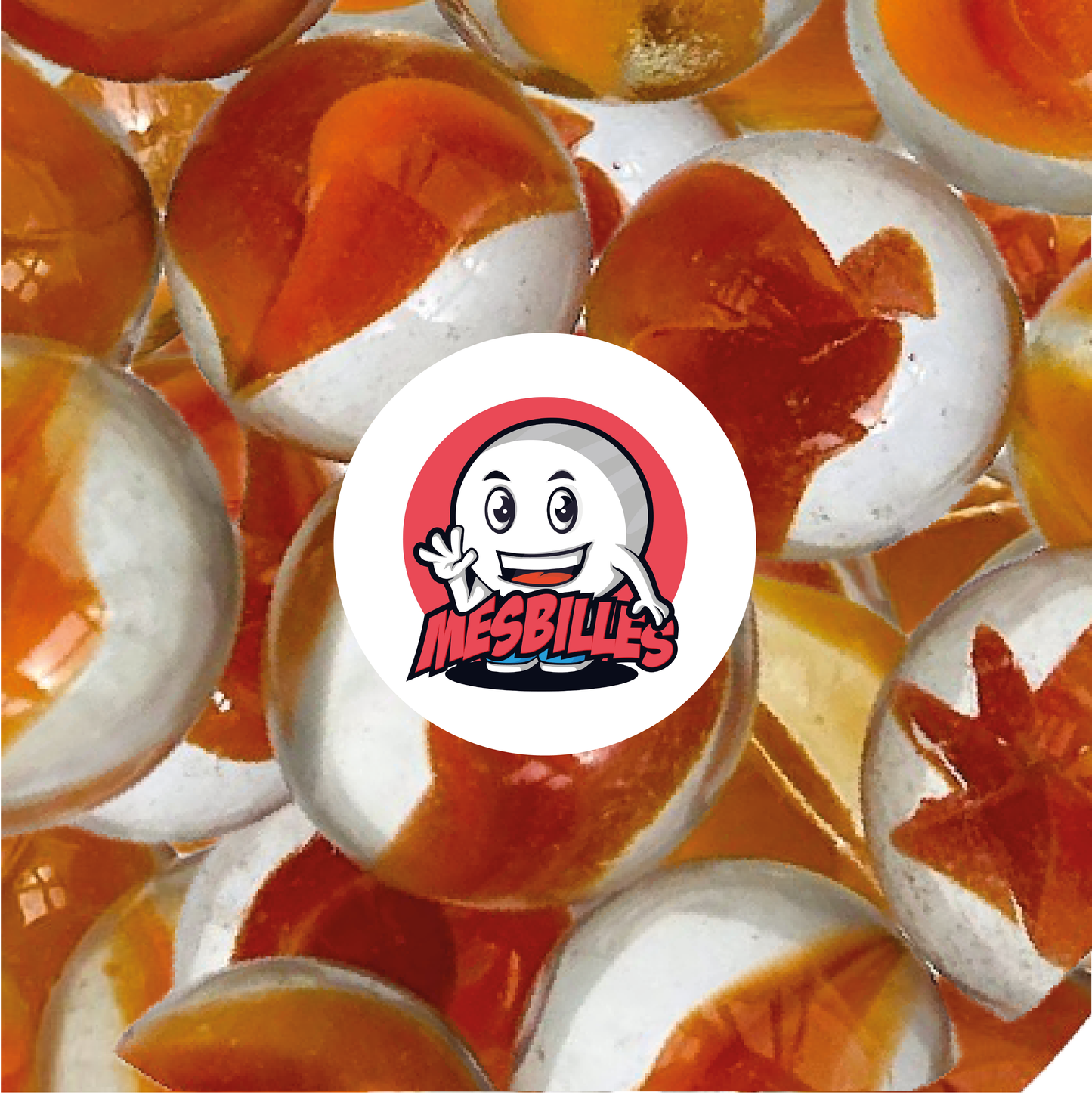 1 Bille Oeil de Saumon 16 mm