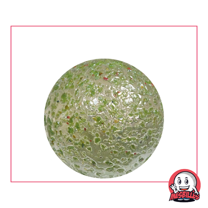 1 Bille Pépite Bohème Vert 35 mm