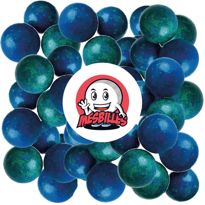 1 Murmeln Planet Blau 25 mm