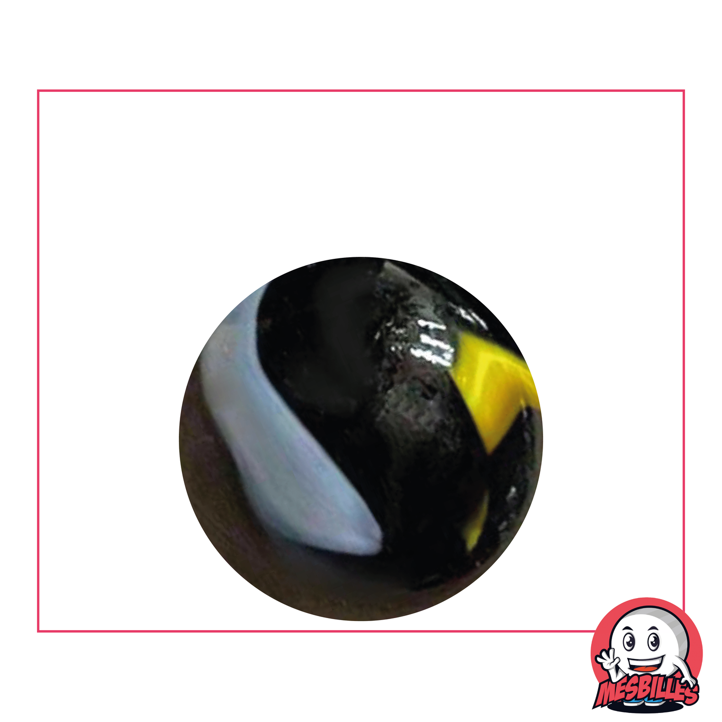 1 Murmeln Polka 25 mm