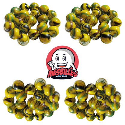 1 Bille Tigre du Bengal 16 mm