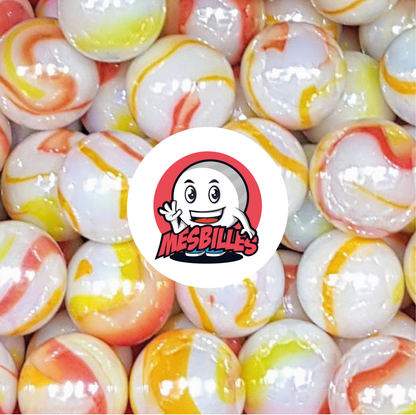 1 Murmel Tiger Orange 16 mm