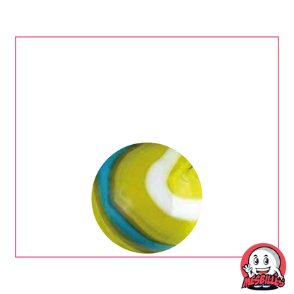 1 Murmel Tiger Grün 16 mm