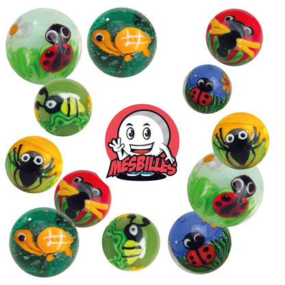 1 Bille Art Libellule 16 mm