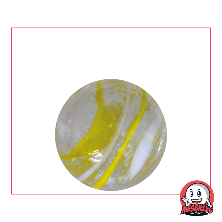 Bille Cyclone Jaune by Kim'Play : Un Whirlwind de 25 mm à Saisir