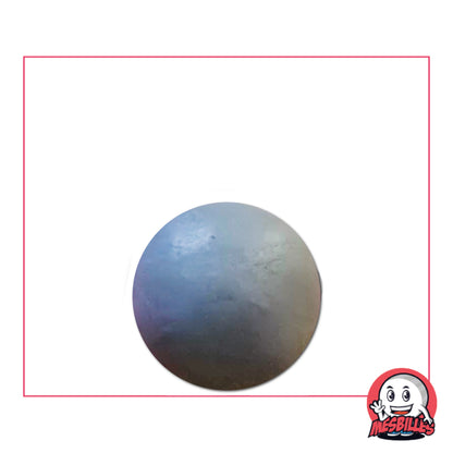 Bille en terre grise 16 mm sur fond blanc – photo produit MesBilles