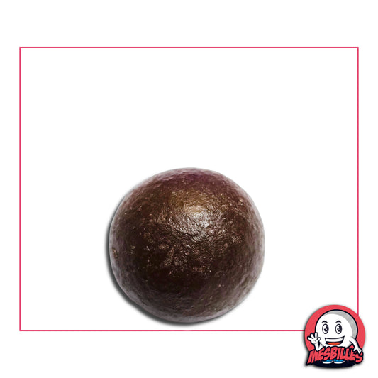 Bille en terre marron 16 mm ; pièce artisanale française à la texture mate et au charme traditionnel