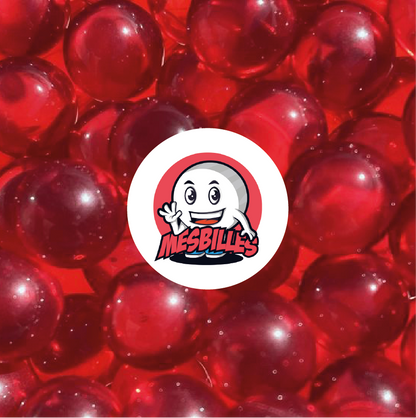 1 Murmeln Licht Rot 22 mm