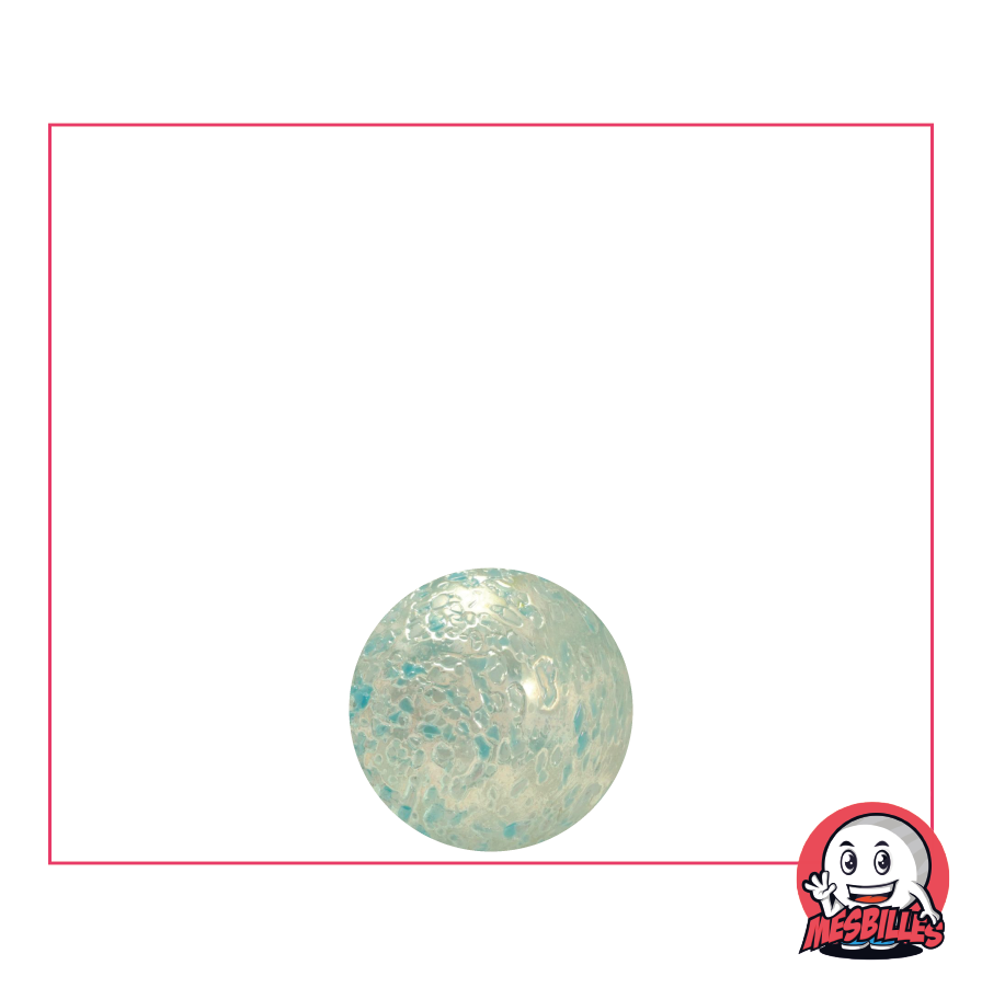 1 Murmeln Nugget Blau 12 mm