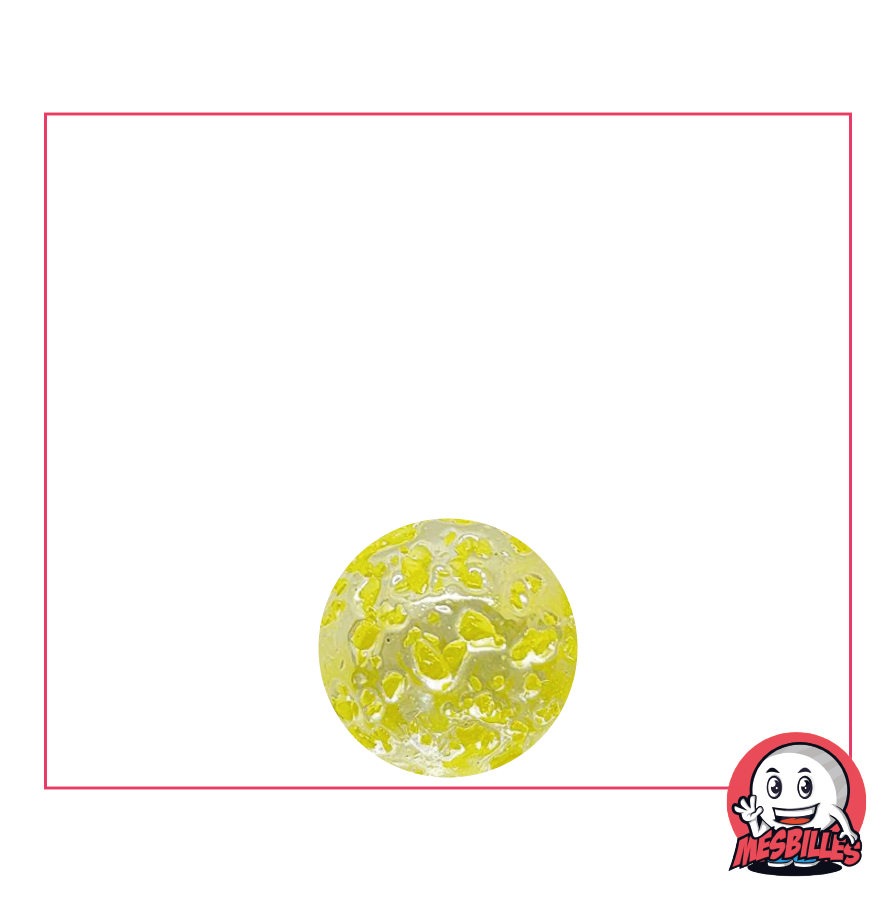 1 Murmeln Nugget Gelb 12 mm