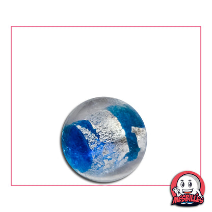 Bille Planète Bleu 16 mm KimPlay Collector : Une bille fluide à l’allure cosmique au bleu planète : calme et précision visuelle 
