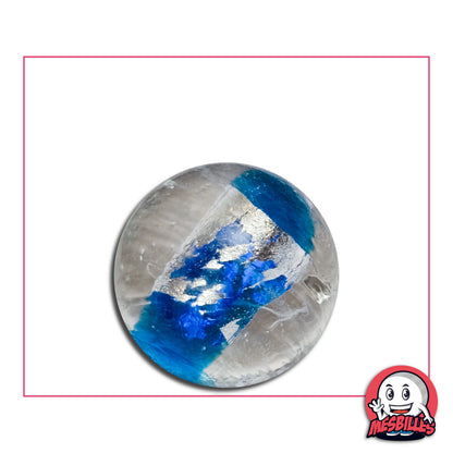 Bille Planète Bleu 25 mm KimPlay Collector : Une planète fluide au rendu immersif d'un bleu en grand format, profondeur et équilibre
