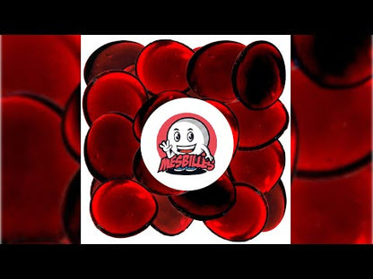 1 Bille Plate Loupe Rouge 30 mm