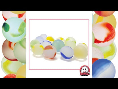 1 Murmel Blau Frost 16 mm